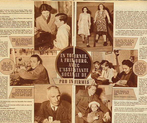 Foto der Zeitung "L’Écho Illustré" von 1958