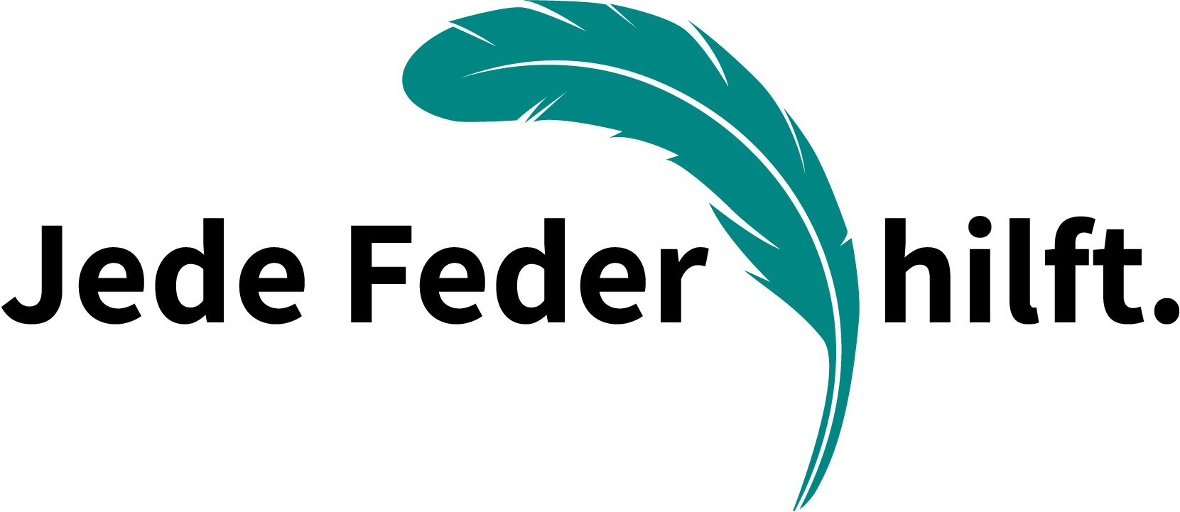 Logo Jede Feder hilft Logo Jede Feder hilft