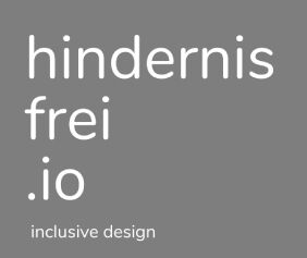 Logo hindernisfrei.io