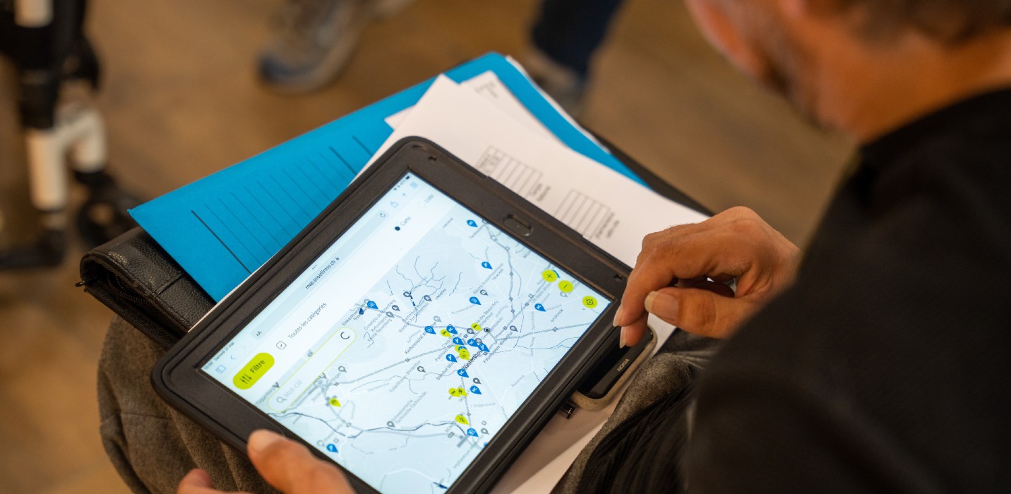 Mappa interattiva con panoramica dei dati di accessibilità già registrati 2022 - Giornata della buona azione 2022 a Basilea